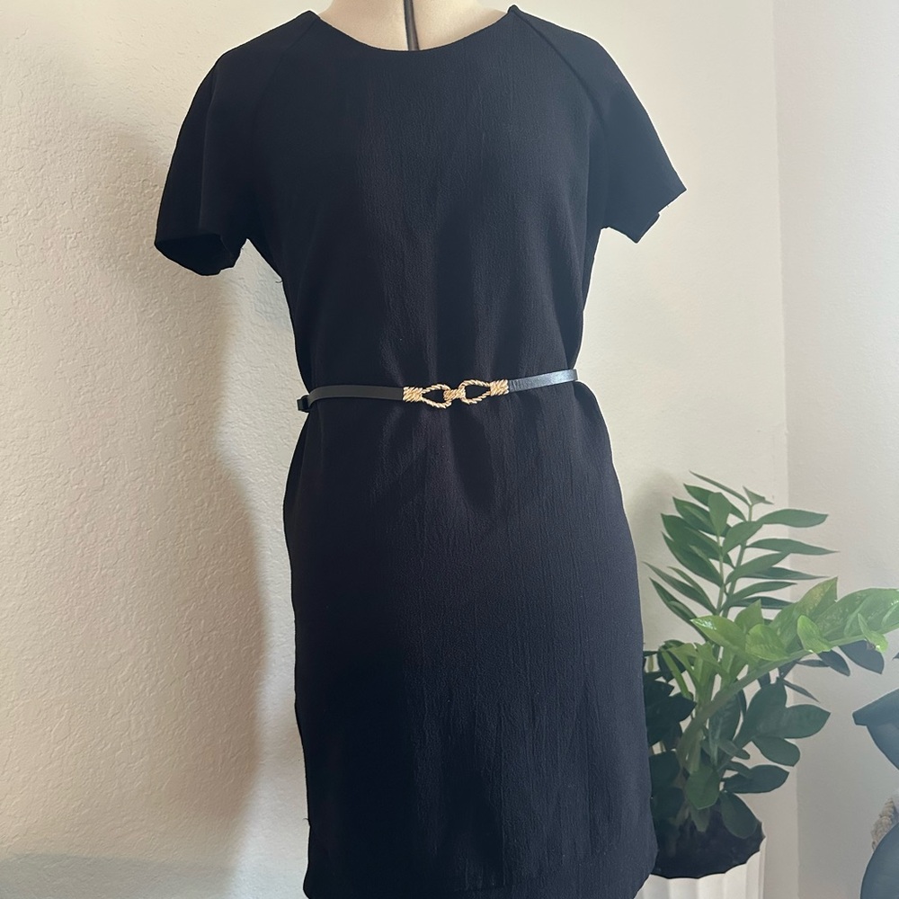 Sans Souci Black Mini Dress- The perfect LBD!